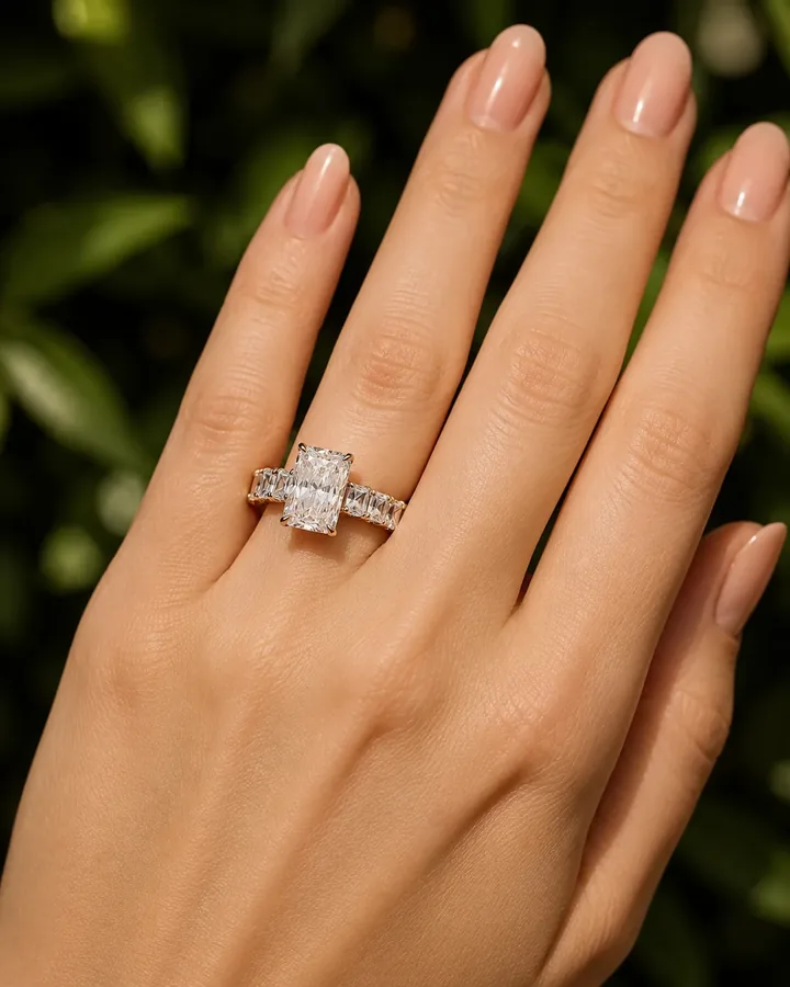 Garden light style for rings